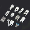 11Pcs Presser Feet, Sewing Machine Presser Foot Set Walking Foot Kit Presser Foot Feet Sewing Machine Spare Parts for Brother Singer Babylock Janome Toyota Low Shank Sewing Machines Use