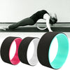 33x12.3cm ABS+TPR Muscle Relaxion Yoga Ring Abdominal Wheel Roller Fitness Strength Training Yoga Circle (Pink)