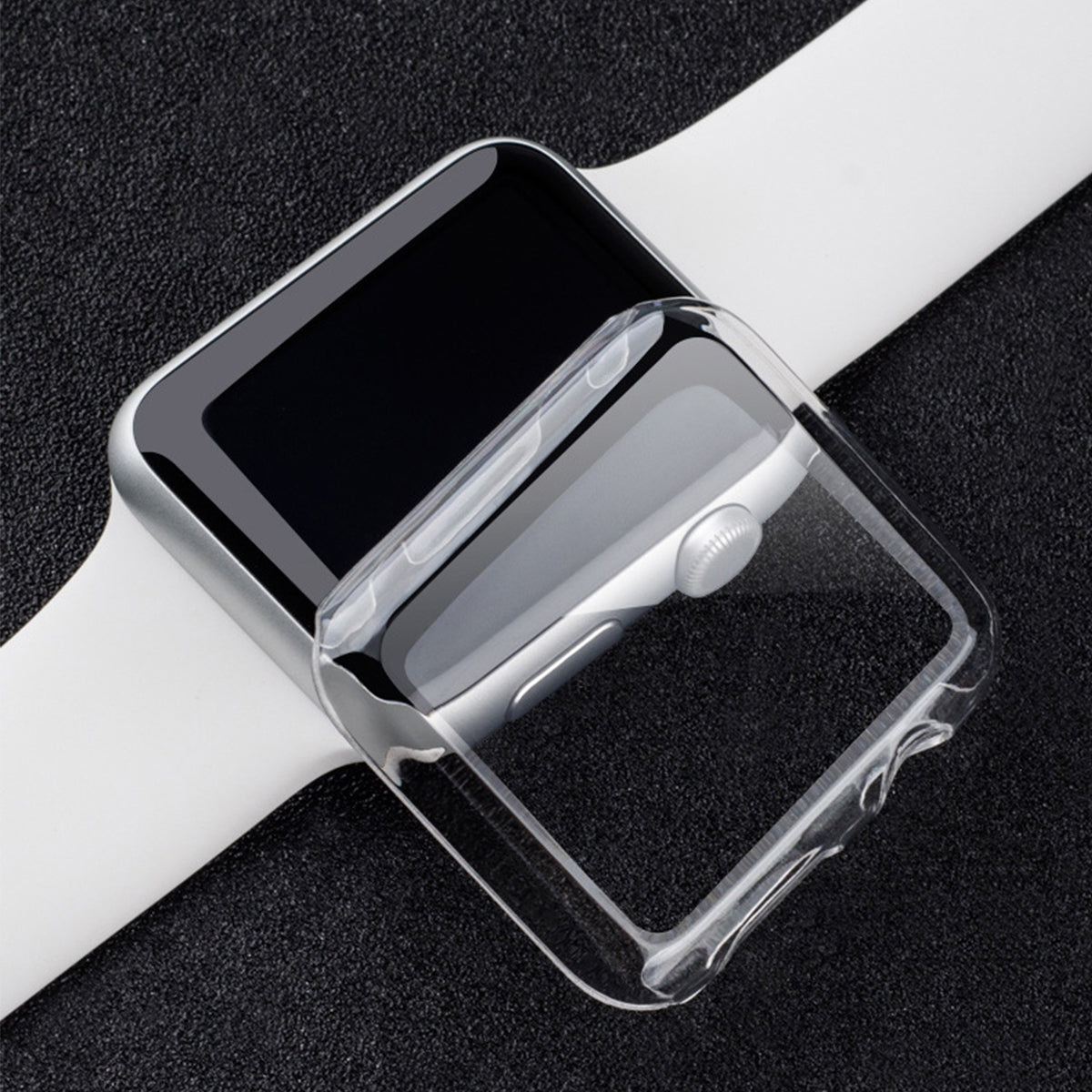 38/42mm Thin Clear Front Case Cover Screen Protector for iWatch Series 3