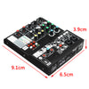 Mini 6 Channels USB Portable Audio Mixer Bluetooth Live Stage Audio Mixing Console