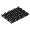 Electronic Radiators Aluminium Heatsink 30X40X5Mm for CPU Black 10 Pack