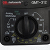 Gardner Bender GMT-312 Analog Multimeter, 5 Function, 12 Range, Tests DC Voltage, DC Current, Resistance, Continuity and Batteries