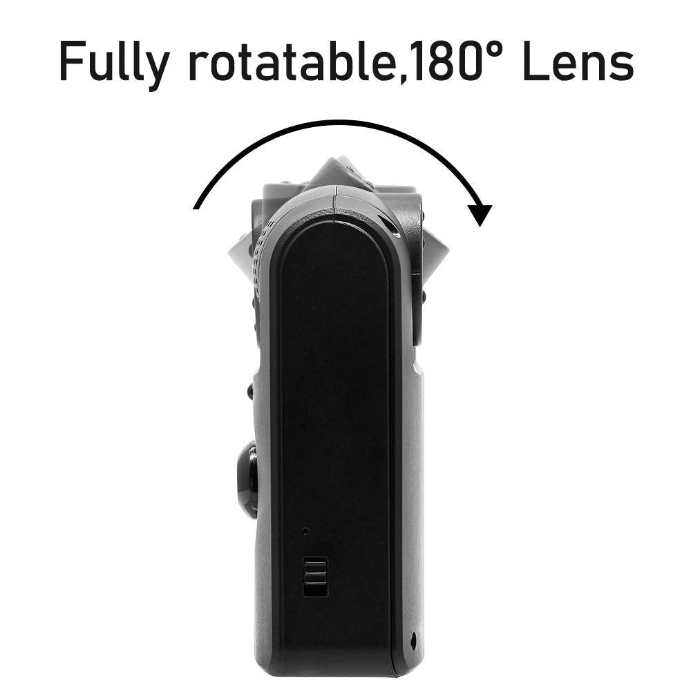 1802 HD Minis Low Power Consumption Camera Portable Digital Video Recorder Body Wide Angle  Camera Night Vision Recorder