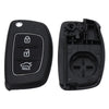 IX35 i20 3 Button Keyfobs Remote Key Shell Case with Battery 2032 Replacement