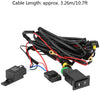 Fog Light Switch Wiring Kit, 12V Universal Car LED Light Bar Wiring Harness On/Off Rocker Switch