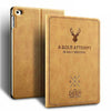 Vintage Smart Sleep Kickstand PU Leather Case For iPad 2/iPad 3/iPad 4