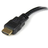 HDDVIMF8IN .Com 8In HDMI to DVI-D Video Cable Adapter - HDMI Male to DVI Female - HDMI/DVI for Video Device, Monitor, Notebook - 8&Quot; - 1 X HDMI Male Digital Audio/Video - 1 X