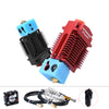 BIGTREETECH® 2-In-1-Out Hotend Dual Color Switching Hotend Bowden Extruder Kit 12V/24V Black/Red with Cooling Fan PTFE Tube