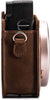 Protective Case for Fujifilm instax Square SQ6 Instant Camera, Blush Gold - Premium Vegan Leather Case with Detachable Strap, Vintage Browm