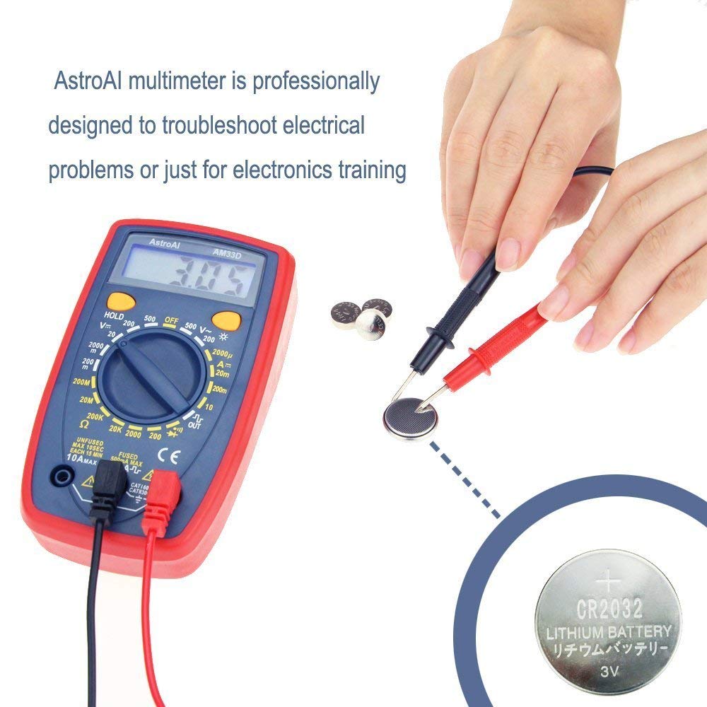 AstroAI Digital Multimeter with Ohm Volt Amp and Diode Voltage Tester –  Reliable Store