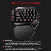 RGB One Handed Mechanical Gaming Keyboard,Colorful Backlit Professional Gaming Keyboard with Wrist Rest Support,