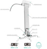 Universal Projector Ceiling Mount Multiple Adjustment Bracket with 25.6 inches Extension Pole