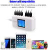 Multiple USB Charger, 60W/12A 8-Port Desktop Charger Charging Station Multi Port Travel Fast Wall Charger Hub