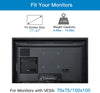 Dual Monitor Stand - Adjustable Spring Monitor Desk Mount Swivel Vesa Bracket