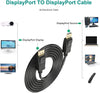 DisplayPort to DisplayPort 6 Feet Cable, Benfei DP to DP Male to Male Cable Gold-Plated Cord