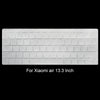 Silicone Transparen Keyboard Cover For Xiaomi Air Laptop 12.5 inch 13.3 inch 15.6 inch Notebook Pro