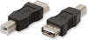 2 Pack USB 2.0 A Female to USB B Print Male Adapter Converter