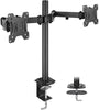 Dual Monitor Stand Mount, Fully Adjustable LCD Monitor Desk Mount
