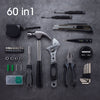 Mijia JIUXUN 60 in 1 Toolkit DIY Household Home Repair Toolswith Screwdriver Wrench Hammer Band Tape Plier Knife ToolBox