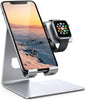 Stand for Apple Watch Phone Holder 2 in 1 : Lamicall Desktop Stand Holder
