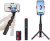 Gimbal Stabilizer, 360° Rotation Selfie Stick Tripod Phone Holder with Bluetooth Wireless Remote