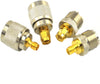 SMA-UHF RF Connectors Kit SMA to UHF PL259 SO239 4 Type Set SMA Jack/Plug to UHF Nickel Gold Plated Test Converter Pack of 4 …