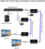 HDMI Extender Over Cat5e/6 (60m) Full HD 1080P & 3D Lossless Transmission