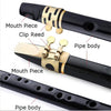 Pocket Saxophone key of C Mini Saxophone Woodwind Instrument with 5pcs Reed 、2 resin whistles、1Carrying Bag (Official authentic)