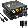 192KHz Digital to Analog Audio Converter with Bass and Volume Adjustment