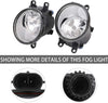 Left & Right Fog Light Assembly Compatible with Toyota Camry Corolla Prius RAV4 Yaris, Lexus GS350 HS250h LX570 RX350 RX450h 2006-2013 with H11 12V 55W Bulbs
