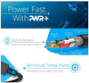 TV Power Cord 12Ft Cable for Samsung LG TCL Sony: 2 Prong AC Wall Plug EU plug