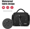 Shoulder Camera Bag Cwatcun Water Resistant Camera Bag/Case for Nikon Canon Sony Pentax Olympus Panasonic Samsung & Many More SLR DSLR and Photography Accessories Large Black