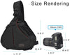 Camera Bag Sling Backpack Camera Case Waterproof with Rain Cover Tripod Holder, Compatible for DSLR/SLR Mirrorless Cameras