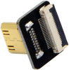Mini HDMI Type C Male Connector Up Angled 90 Degree for FPV HDTV Multicopter Aerial Photography