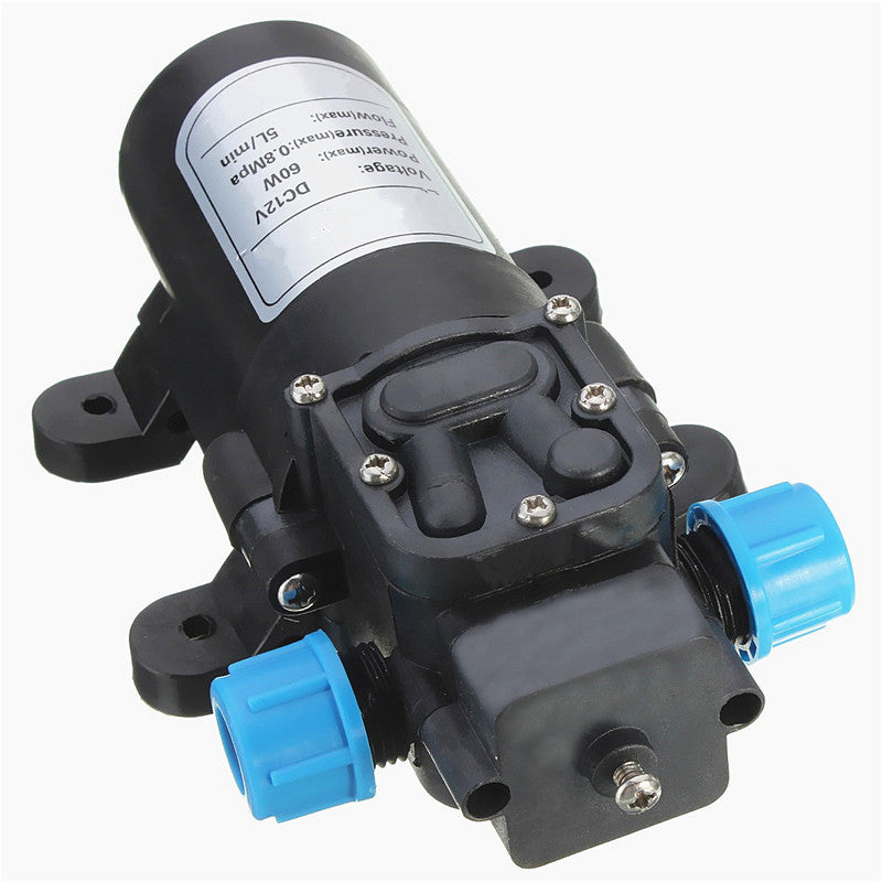 DC 24V 60W 5L/Min Motor High Pressure Micro Diaphragm Water Self Priming Pump