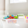 bathroom BX-592 Adjustable Kids Bathtub Shower Toy Organizer Basket Retractable Storage Holder