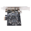Firewire Card PCI-E to 1394A Card PCI-E 1.0 X1 to IEEE 1394A 4-Port Firewire Card Support 1440X1080 Resolution with 0.8M 1394A Cable
