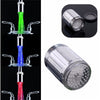 ABS Material LED Faucet Light Temperature Sensor 3 Color No Battery Water Tap Faucet Glow Shower