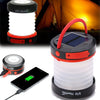 ThorFire Solar LED Camping Lantern USB Rechargeable Light for Outdoor Camping Hiking
