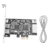 PCI-E 1X IEEE 1394A 4 Port 3+1 Firewire Card Adapter 1394 a Pcie with 6 Pin to 4 Pin IEEE 1394 Cable for Desktop