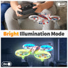 HQ051 Drones for Kids, Kids Drone Stunt Drone Mini Drone for Boys, Indoor 2.4Ghz RC Glow up Stunt Drone, White