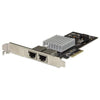 Startech ST10GPEXNDPI Dual-Port 5-Speed Pcie 10Gbase-T/Nbase-T Ethernet Network Card with Intel X550 Chip
