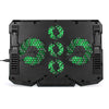 Gaming ENGXC20100GNEW Cryogen Gaming Laptop Cooling Pad - 5 Fans - Adjustable Height Settings - LED - Adjustable Fan Controls - up to 17 Inches - Green