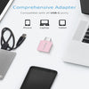 USB C to USB 3.0 Adapter(3 Pack),Type C Male to USB Female OTG Converter Compatible 2023-2016 Macbook Pro,New Ipad Pro/Mac Air/Surface,Phone/Tablet(C3S-3,Pink)