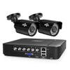 Hiseeu HD 4CH 1080N 5 in 1 AHD DVR Kit CCTV System 2pcs 720P AHD Waterproof IR Camera P2P Security Surveillance Set