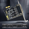 PCI-E Serial Port Card Pcie to 4 Serial Port RS232 9-Pin Industrial Control 4-Port Expansion Card AX99100 with Cable