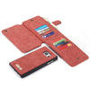 CaseMe Removable PU Zipper Wallet Card Case Cover For Samsung Galaxy Note 5