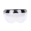 Vintage Helmet W Shield 3 Snap Flip Up Visor Half Face Visor Lens Anti-UV
