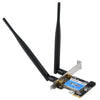 PCIE Network Card 433Mbps Dual Band 2.4G/5G + Bluetooth 4.0 Bluetooth Network Card for Desktop, Dual Band PCIE Wireless Card, Bluetooth Network Card