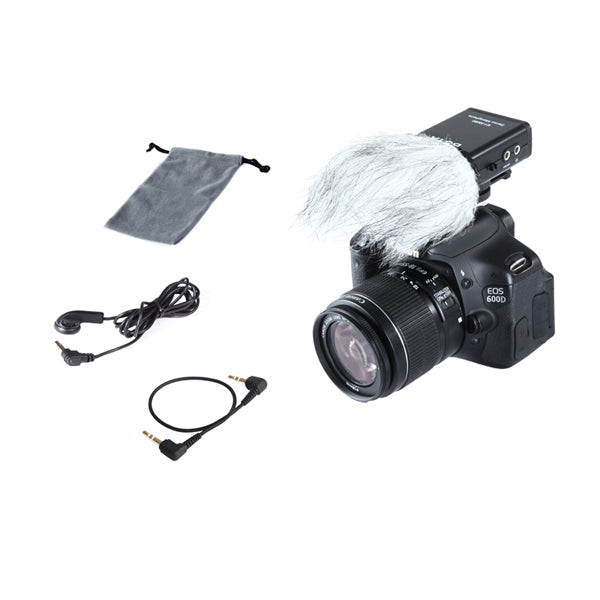 BOYA BY-SM80 Stereo Video Microphone With Wind Shield For Canon Nikon DSLR Camera Camcorder